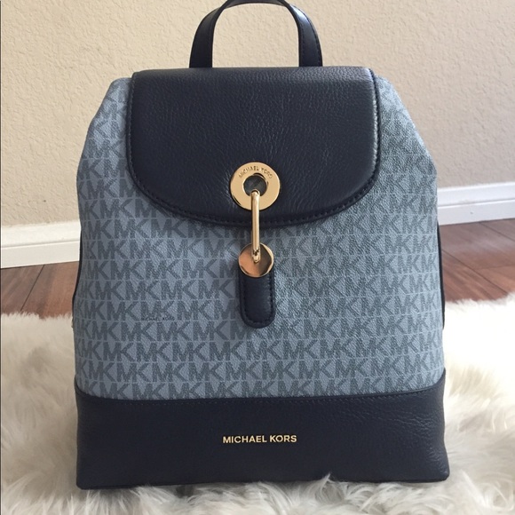 Michael Kors Handbags - Michael Kors Signature Raven Backpack